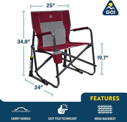 Freestyle Rocker Camping Chair - Cinnamon2