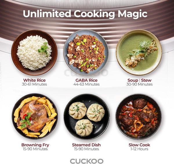 CUCKOO Electric Pressure Cooker 5QT, Versatile Slow Cooker with 10 Menu Options, High Pressure Food Steamer for Cooking, Instant Multicooker with Stainless Steel Non-Stick Inner Pot (CMC-QSB501S) | 10 Menu Options, Slow Cook and Steam, Nonstick Inner Pot, High Pressure Cooking, Versatile Food Steamer5