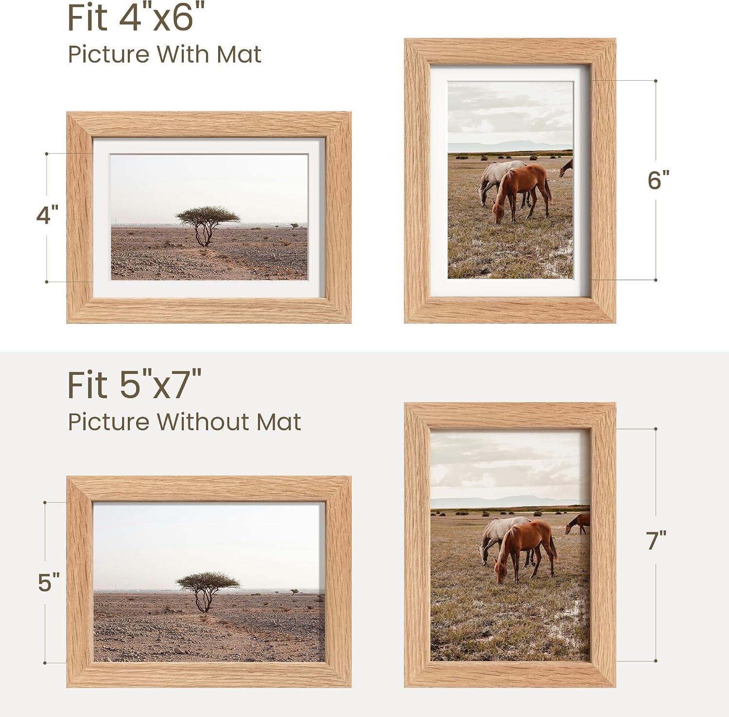 5x7-picture-frame-natural-oak-wood-frame-matted-to-4x6-photos