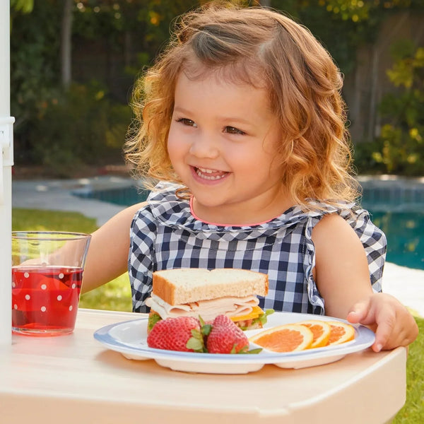 Easy Store Picnic Table with Umbrella, Multi Color, 42.00''L X 38.00''W X 19.75''H5