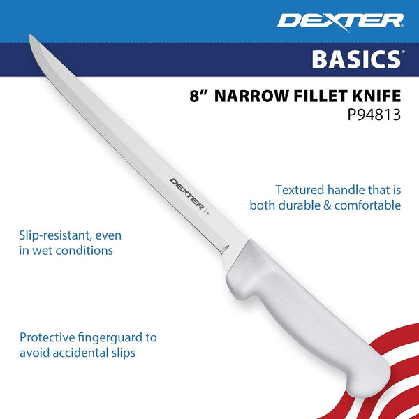 P94813 Narrow Fillet Knife, 8-Inch, White4