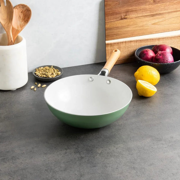 Cardamom Ceramic Nonstick 10 Inch Wok4