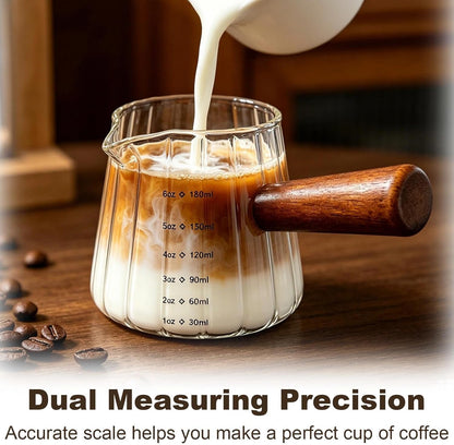 6OZ Espresso Shot Cups with Scale, Glass Measuring Cup, Coffee Accessories4
