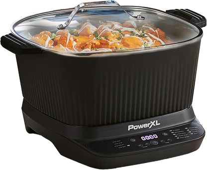 STIRMAX 7.5QT Digital Multi-Cooker with Auto Stir | 9-In-1 Multicooker with Automatic Stirring, Sauté, Sear and Dishwasher-Safe Ceramic Pot.1