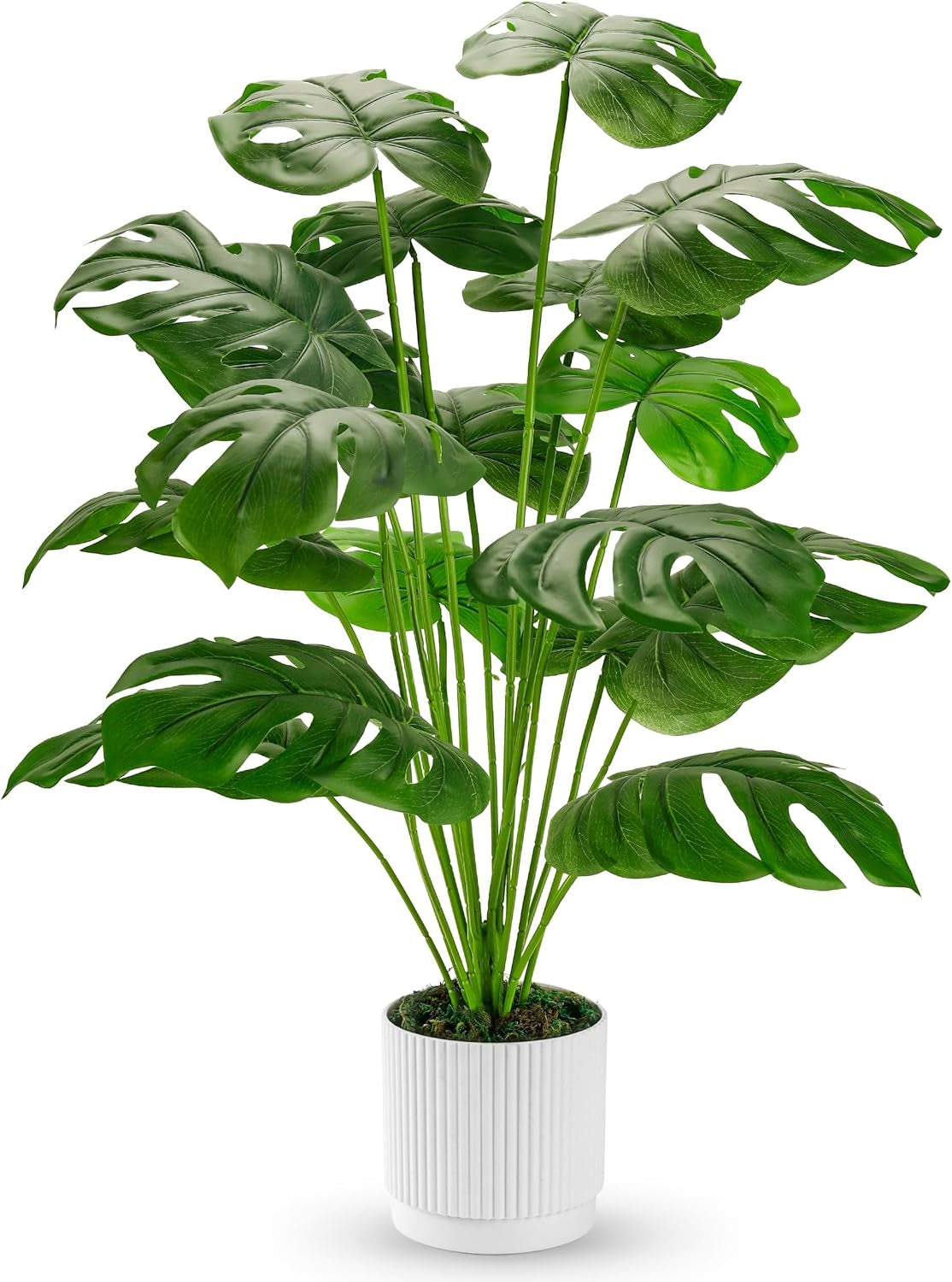 28-fake-plants-artificial-monstera-plants-indoor-in-white-pot-faux-outdoor-plants-add-bright-clean-tropical-greenery-to-modern-home-office-bedroom-entryway-front-porch-and-house-decor