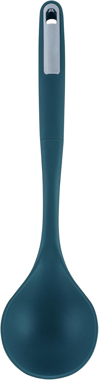 Silicone Utensil Set Pack of 1 Non-Slip Handle 6-Piece Kitchen Tool Set, Heat-Resistant Dishwasher-Friendly Cooking Accessories, Durable Teal Cooking Utensils22