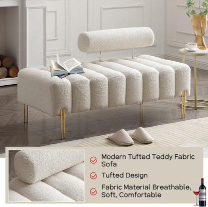 53.2" Loveseat Sofa Couch with Adjustable Backrest, Accent Sofa4