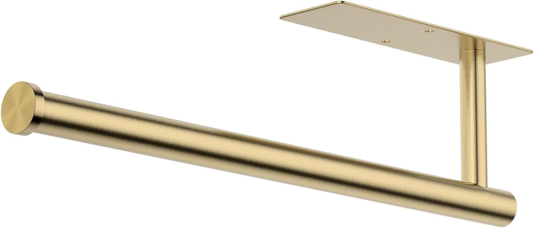 paper-towel-holder-under-cabinet-self-adhesive-no-drilling-stainless-steel-wall-mounted-for-kitchen-and-bathroom-easy-install-durable-space-saving-ideal-for-home-rv-gold-1-pack