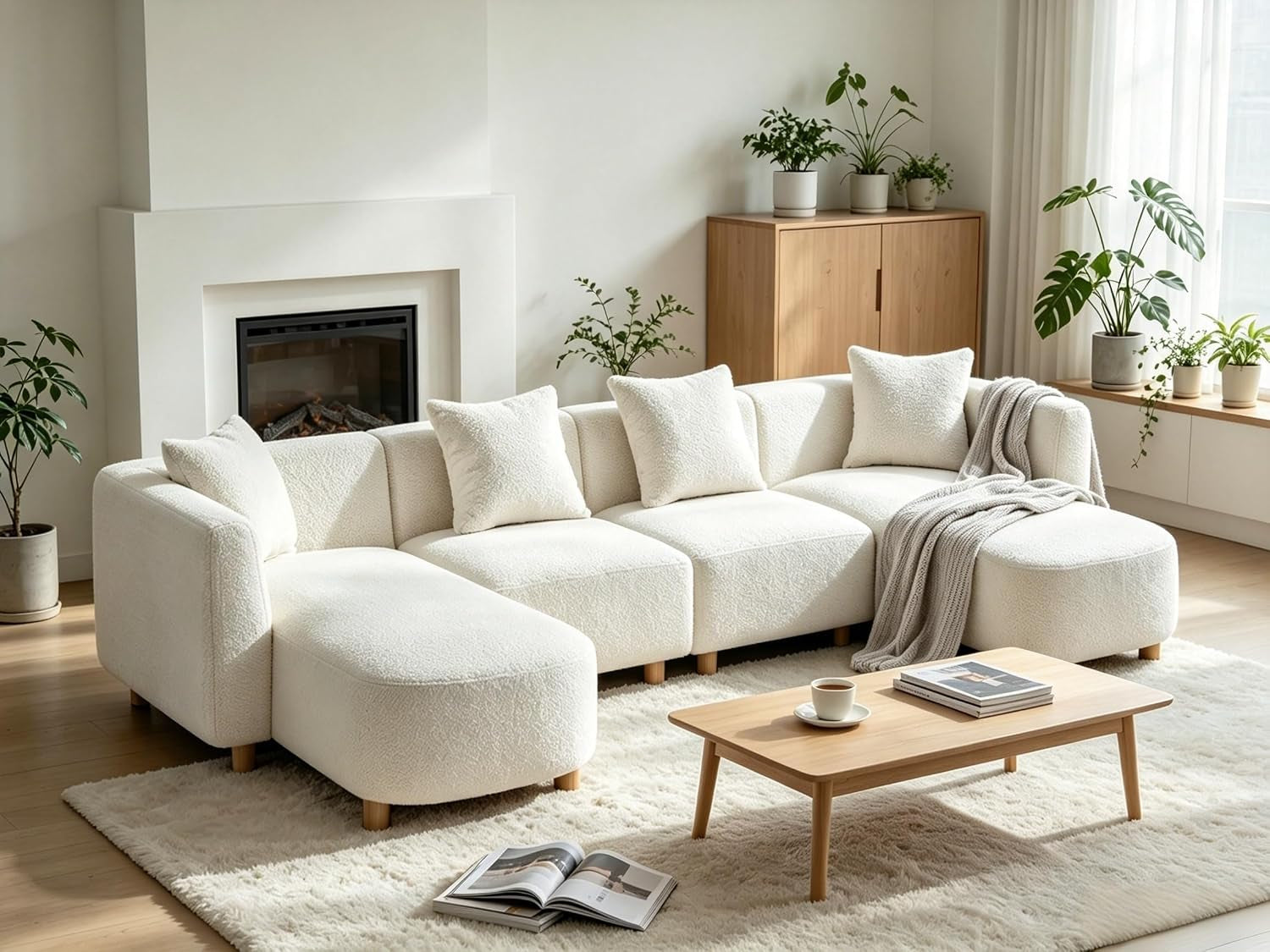 113-u-shaped-sectional-sofa-with-4-pillows-4-seater-boucle-white