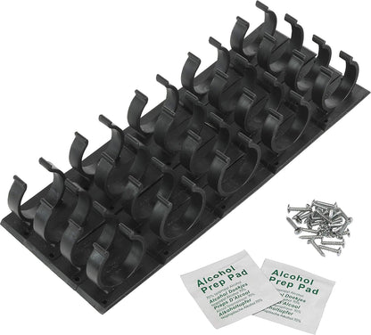 Spice Gripper Organizer- 4 Strips, Holds 20 Jars, Black2