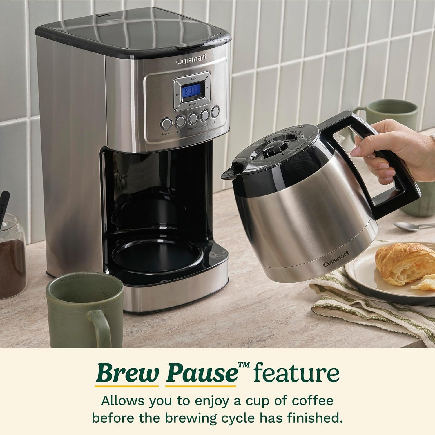 12-cup-coffee-maker-programmable-perfectemp-thermal-carafe-coffee-machine-with-1-4-cup-setting-brew-strength-control-and-brew-pause-stainless-steel-dcc-3400nas-silver-everyday-coffee-machine-with-24-hour-programmability-1-4-cup-setting-strength-options-brew-pause-dcc-3400nas