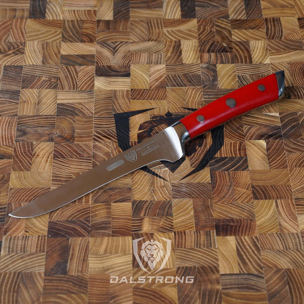 6" Boning Knife - Crimson Red Handle8