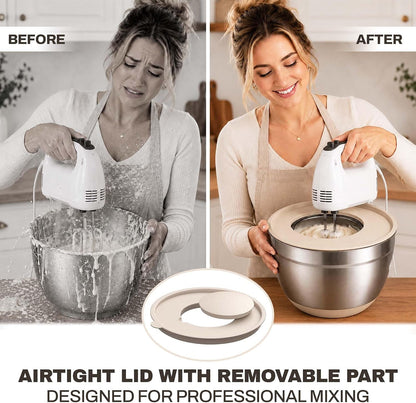 Stainless Steel Mixing Bowls with Lids, 11-Piece Nesting Set7