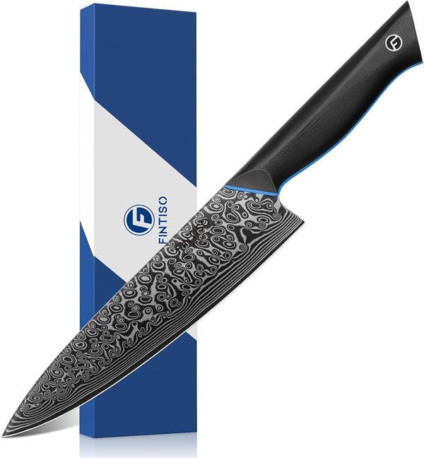 Chef Knife 8 Inch, 67-Layer Damascus Steel Kitchen Knife, G10 Handle1
