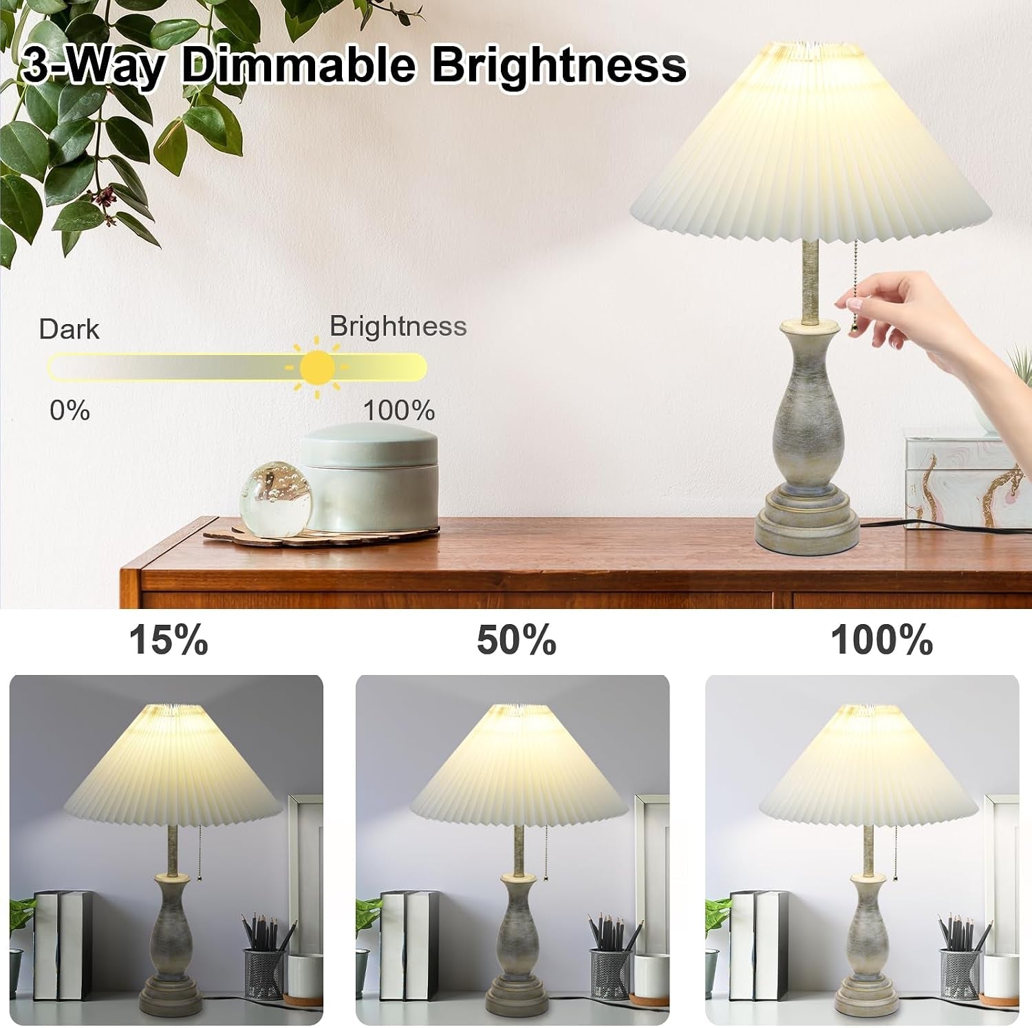 farmhouse-table-lamp-with-pull-chain-switch-3-way-table-lamp-rustic-modern-nightstand-lamp-bedside-desk-lamp-with-fabric-shade-for-living-room-bedroom-hotel-pack-1-folding-lampshade