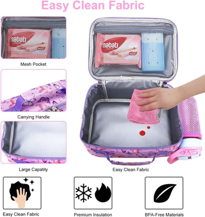 Kids Lunch Bag - Insulated Lunch Box for Boys Girls,Washable Lunch Bag and Reusable Toddler Leak-Proof Lunchbox for School and Daycare7