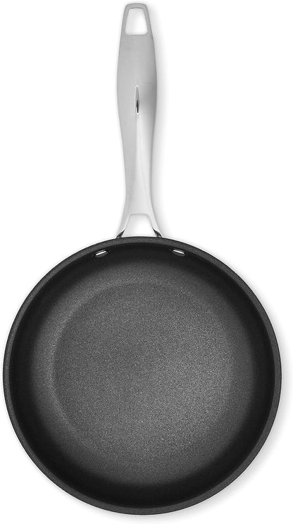 2-Piece Non-Stick Stainless Steel Fry Pan Set, Oven Safe, Induction Compatible, Stay-Cool Handles, 10-Inch and 8-Inch4