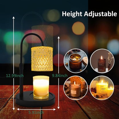 Candle Warmer Lamp with Timer Dimmable Height Adjustable, Birthday Gifts for Women Mom, House Warming Gifts New Home Decor, Candle Warmer for Jar Candles4