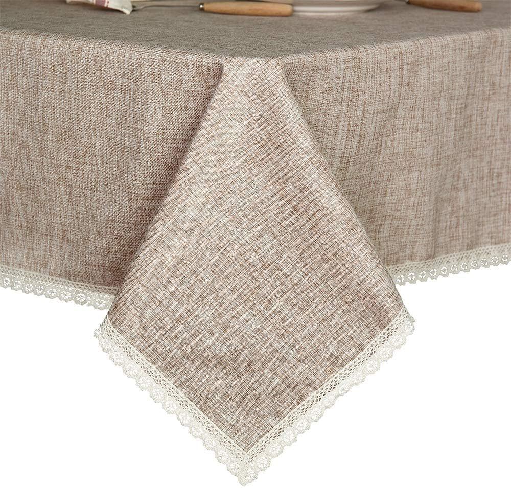 linen-rustic-burlap-washable-tablecloth-solid-heavy-weight-tan-55-x-70-rectangle-overlay-lace-edge-table-cover-for-kitchen-dinning-decoration