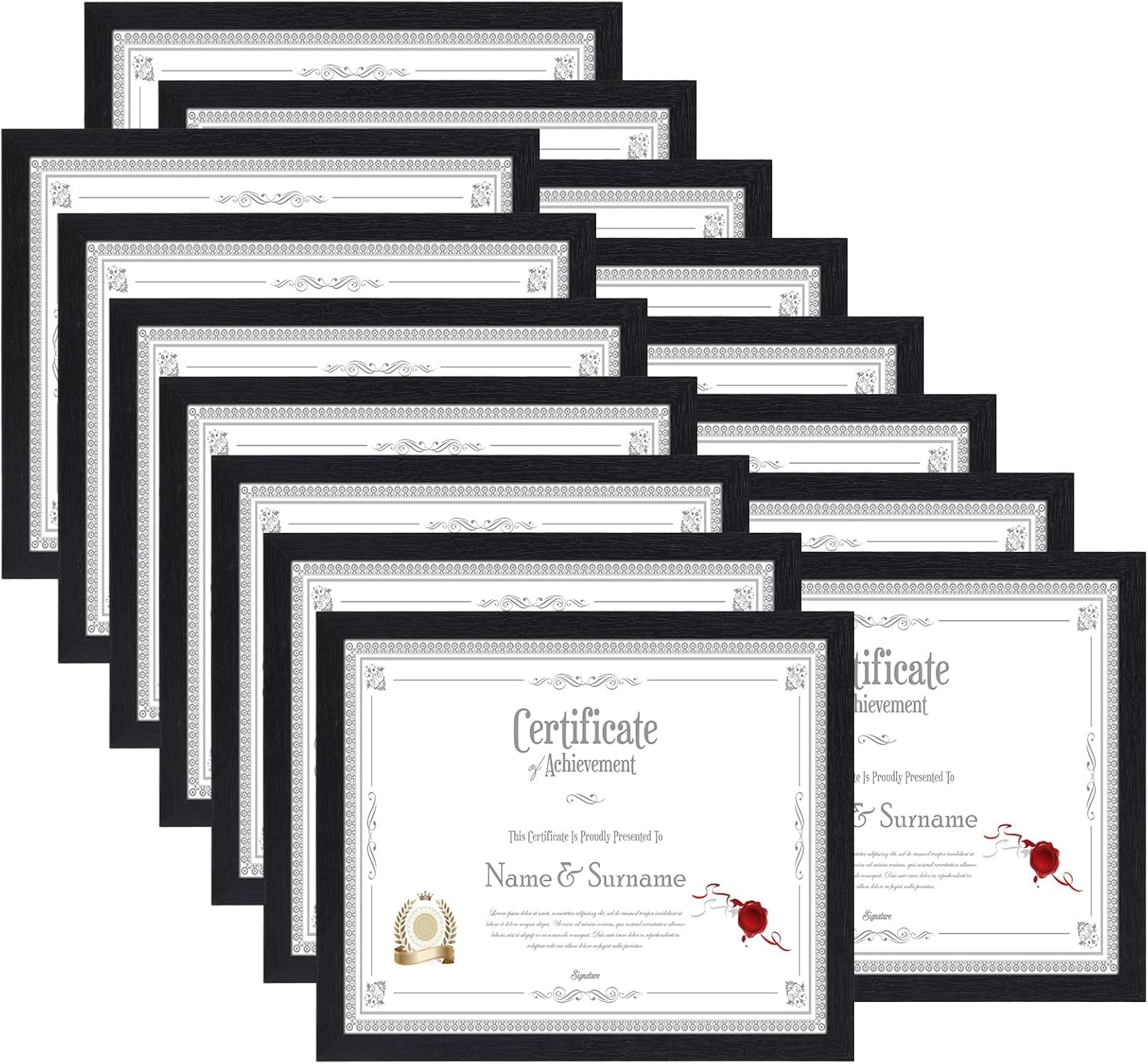 15-pack-8-5-x-11-certificate-frame-black-8-5-by-11-picture-frames