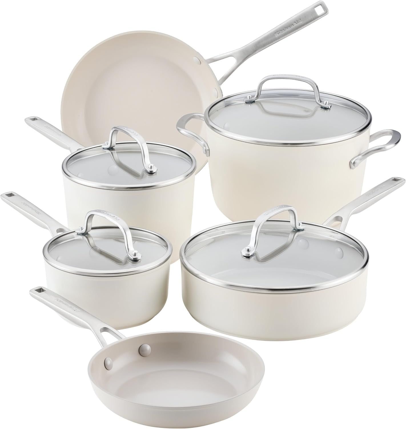 kitchenaid-hard-anodized-ceramic-induction-pots-and-pans-dishwasher-safe-includes-saucepans-stockpot-saute-pan-frying-pans-skillets-and-lids-10-piece-cookware-set-porcelain-white