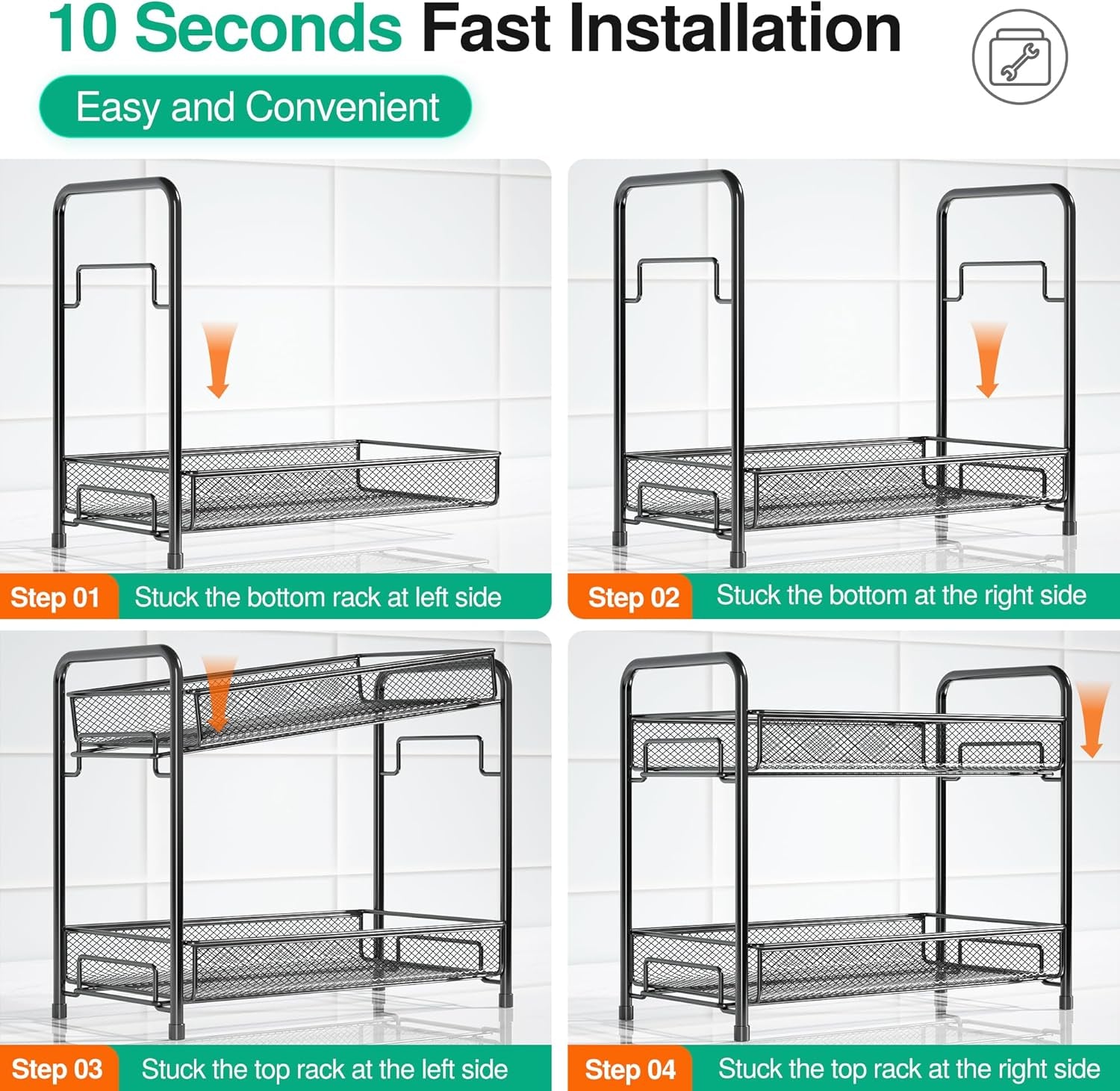 spice-rack-organizer-for-countertop-2-tier-foldable-metal-rust-proof-standing-large-seasoning-storage-shelf-with-guardrail-and-mesh-design-for-kitchen-cabinet-bathroom-living-room-pantry-black