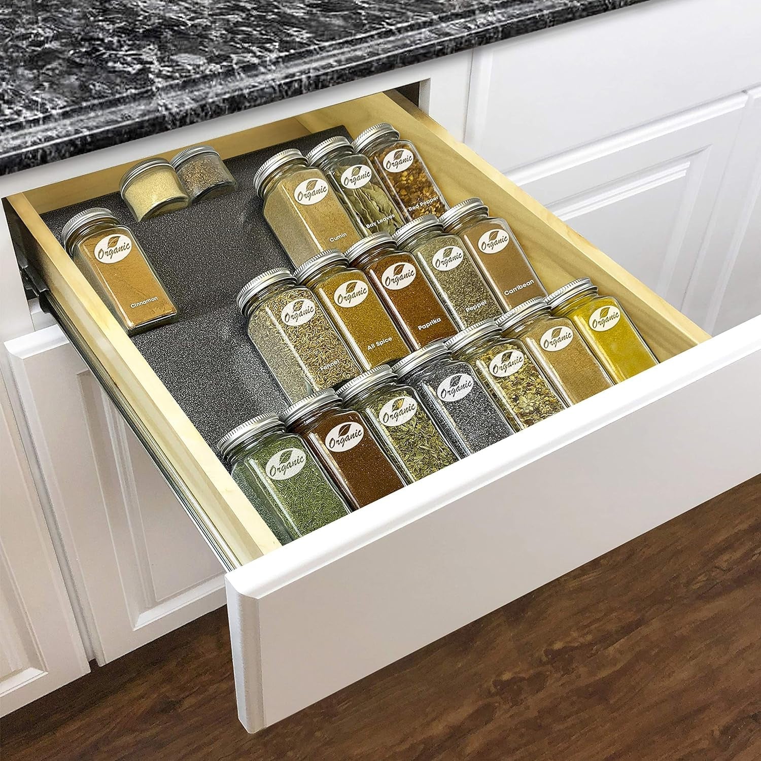 ®-spice-drawer-organizer-heavy-gauge-steel-4-tier-rack-drawer-insert-tray-for-jars-herbs-and-seasoning-kitchen-cabinet-storage-silver-metallic-large