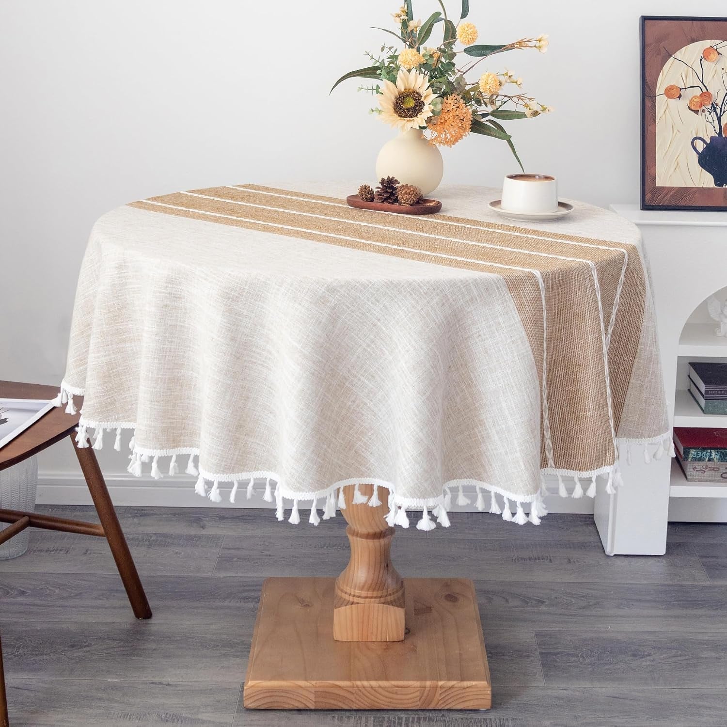 waterproof-cotton-linen-washable-round-tablecloth-52-inch-coffee