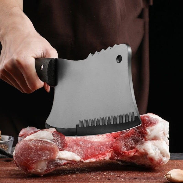 Meat Cleaver,Cleaver Knife, Butcher Knife Stainless Steel Bone Chopping Knife Meat Vegetables Slicing Cleaver High Hardness Kitchen Chef Knife, Zengjianhong51217