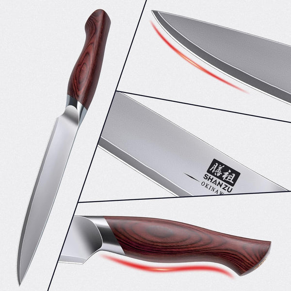 6 in Chef Knife,10Cr15Mov High Carbon Stainless Steel Kitchen Knife8