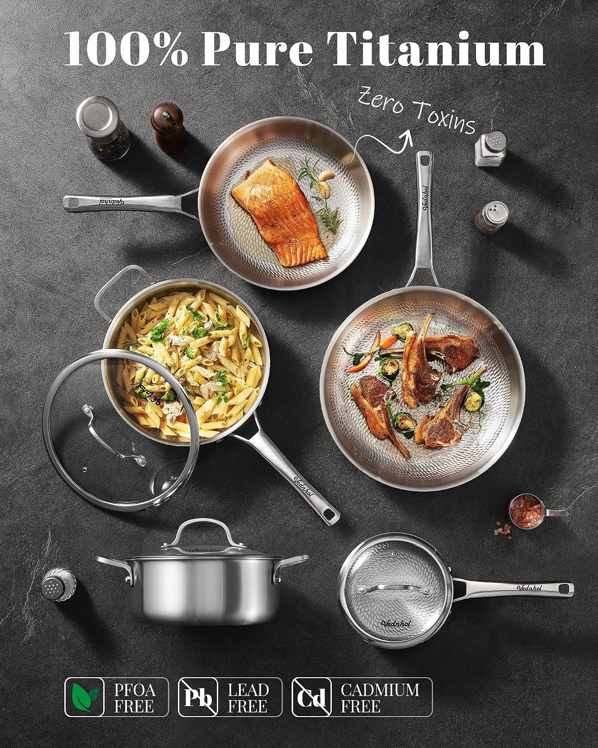 titanium-sauce-pans-for-cooking-1-5-2-5qt-pure-titanium-hammered-pro-with-two-lids-non-toxic-skillet-for-cooking-pfas-pfoa-ptfe-free-cookware-dishwasher-oven-safe-kitchen-induction-compatible