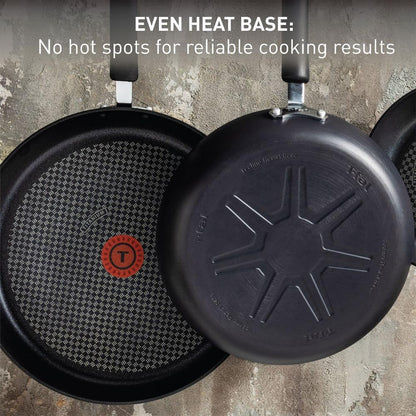 Ultimate Hard Anodized Nonstick Fry Pan Set 3 Piece: 8, 10.25, & 12 Inch, Oven Broiler Safe 400F, Kitchen Cookware Set, Pots and Pans Set Non Stick, Frying Pans, Skillets, Dishwasher Safe, Onyx6