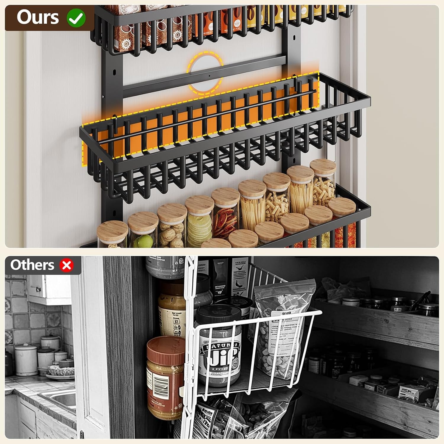 9-tier-over-the-door-pantry-organizer-2-in-1-wall-mount-or-hanging-spice-rack-with-adjustable-deep-basket-heavy-duty-seasoning-organizer-and-storage-for-kitchen-cabinet-closet-bathroom