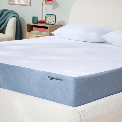 Memory Foam Mattress, Medium-Firm, Cooling Gel, Queen Size, Certipur-Us Certified Foam, 80 X 60 X 10 Inches, White/Gray, Guest Room1