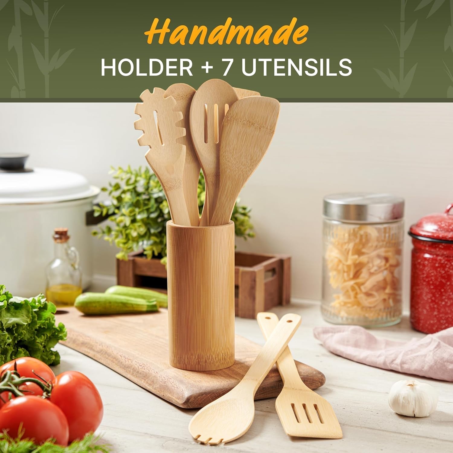 bamboo-cooking-utensils-set-7-pcs-with-holder-wooden-spoons-for-nonstick