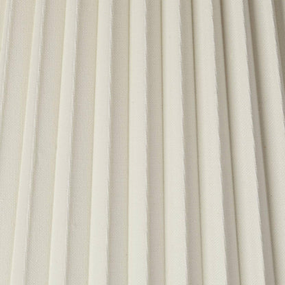 Pre-Assembled Large Ivory Pleated Lamp Shades 10X17X14.75 (Spider) Set of 2 | 10" Top X 17" Bottom X 14.75" High Replacement for Table + Floor Lamps Empire Shade Harp + Finial Fitting2