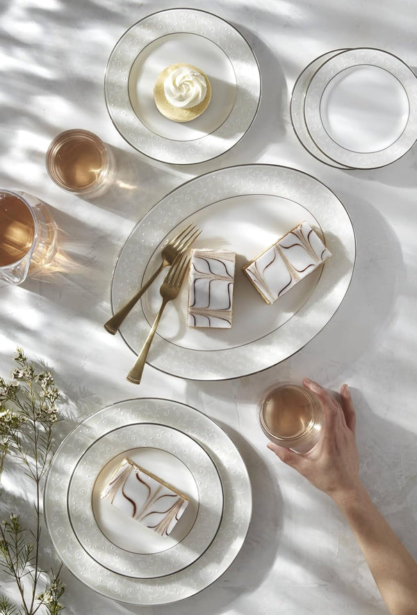 Opal Innocence Bone China 5-Piece Dinnerware Set for 113