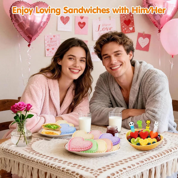 Sandwich Cutters for Kids Lunch, Breakfast Crustless Sandwich Maker | Sandwich Cutter and Sealer Variety Cookie Cutters Bread Decruster School Lunch Bento Box Accessories for Kids Children7