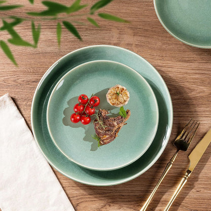 Dinnerware Sets for 4, 12 Pieces Ceramic Plates and Bowls Set4