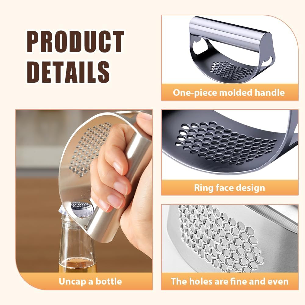 garlic-press-rocker-2024-new-stainless-steel-garlic-mincer-garlic-crusher-with-peeler-new-innovative-garlic-chopper-with-peeler-and-scraper-for-smash-garlic-black-1pcs