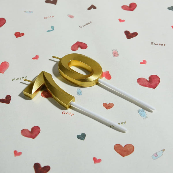 70Th Birthday Candles,Gold Number 70 Cake Toppers,70Th Birthday Decorations for Party Decoration2