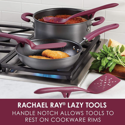 47916 3-Piece Lazy Tool Nylon Slotted Turner Set, Burgundy3