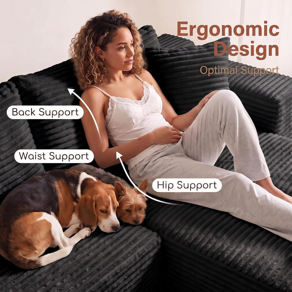 Boneless Couch Modular Sectional Sofa Cloud Couch3