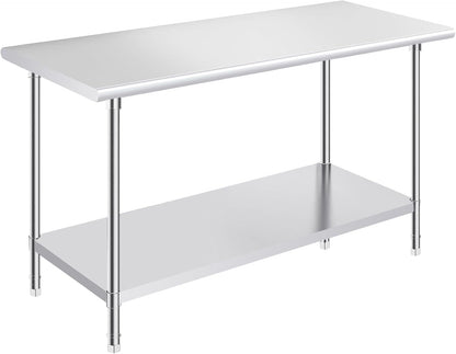 Stainless Steel Prep Table 24 X 60 Inches1