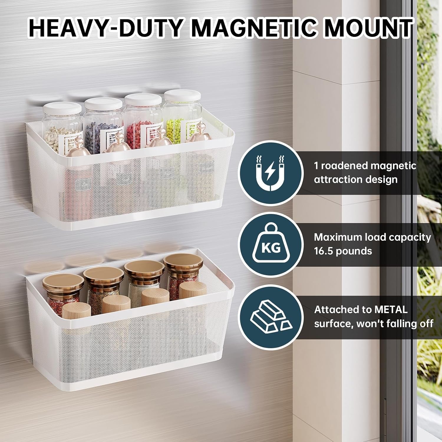 2pcs-magnetic-spice-rack-for-refrigerator-white-magnetic-shelves