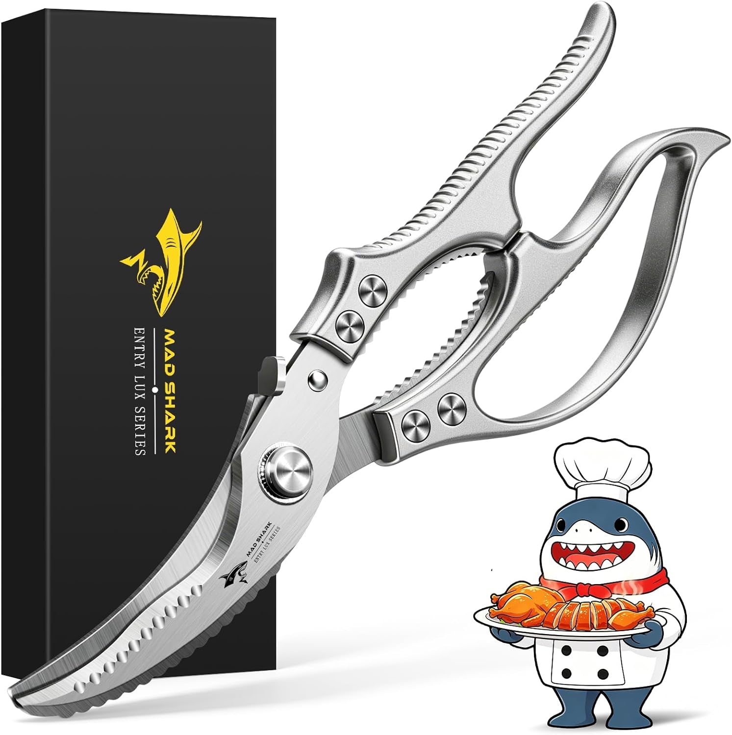 heavy-duty-poultry-shears-spring-loaded-kitchen-shears-dishwasher-non-slip-handle-kitchen-shears-safety-lock-all-purpose-kitchen-scissors-for-chicken-meat-cutting-turkey-fish-vegetables