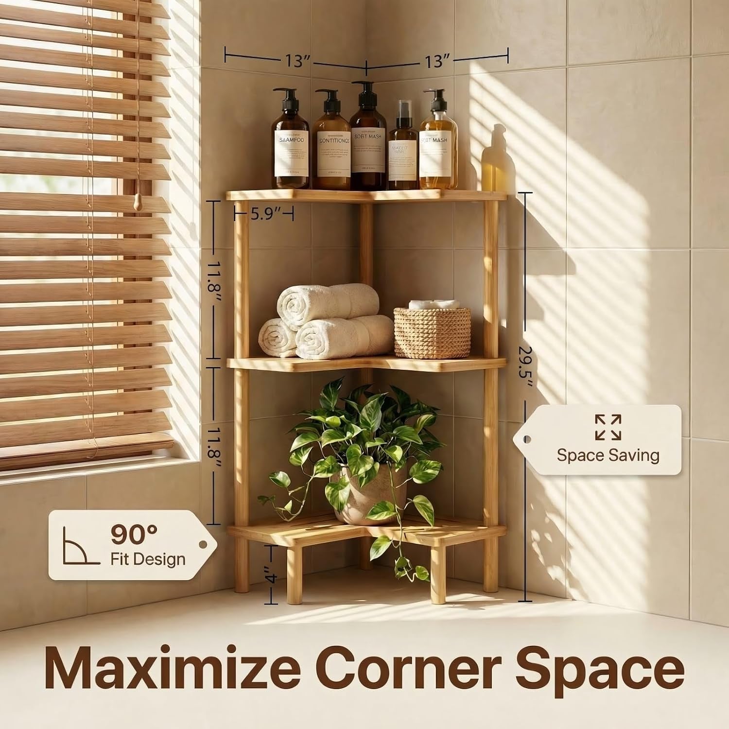 corner-shelves-shower-caddy-stand-3-tier-bamboo-space-saving-shower-organizer-with-anti-slip-feet-bathroom-shelves-for-inside-shower-large-capacity-storage-in-showers-kitchens-and-living-room