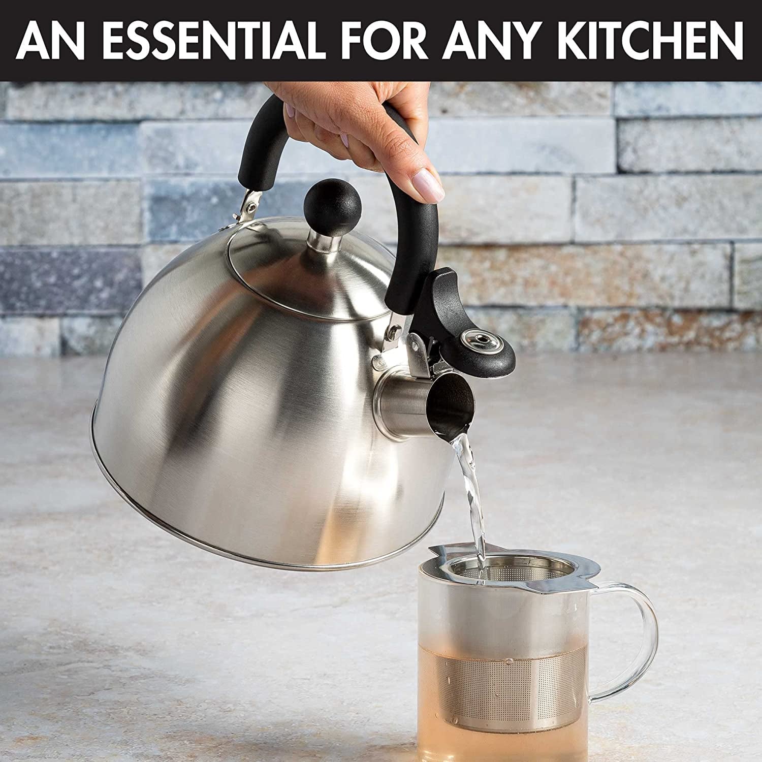 stewart-whistling-tea-kettle-for-stovetop-stainless-steel-stove-top-kettle-with-fast-boil-whistling-spout-and-cool-touch-folding-handle-1-5-quart-brushed-silver-with-black-handle
