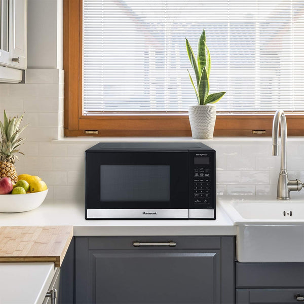 Panasonic NN-SB458S Compact Microwave Oven, 0.9 Cu.Ft., Stainless Steel/Silver11