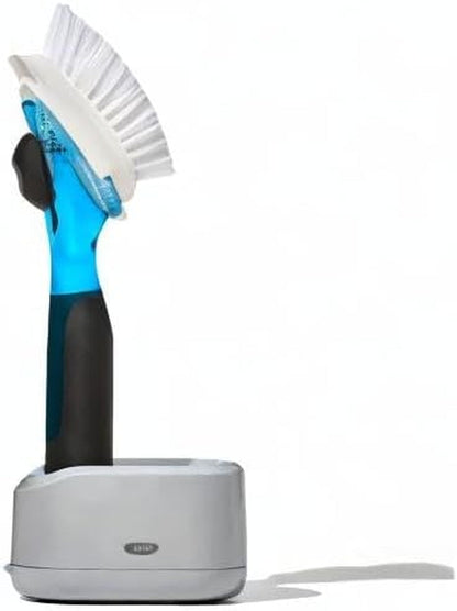 OXO Good Grips Soap Dispensing Dish Brush Storage Set7